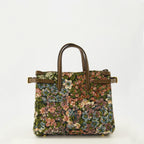 女性用のバレンティノ・ガラヴァーニブランドの刺繍入りミニトートバッグの画像 - 2026年春夏シーズン - 後ろビュー