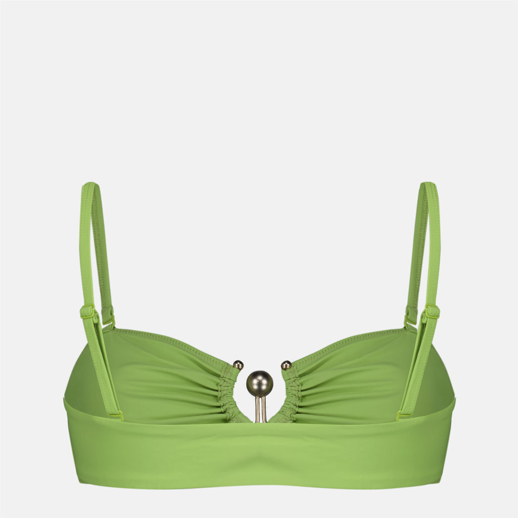 Image de l'article Bandeau Ruched Prong vert de la marque Christopher Esber pour Femme - Saison Printemps-Été 2026 - Vue de Dos