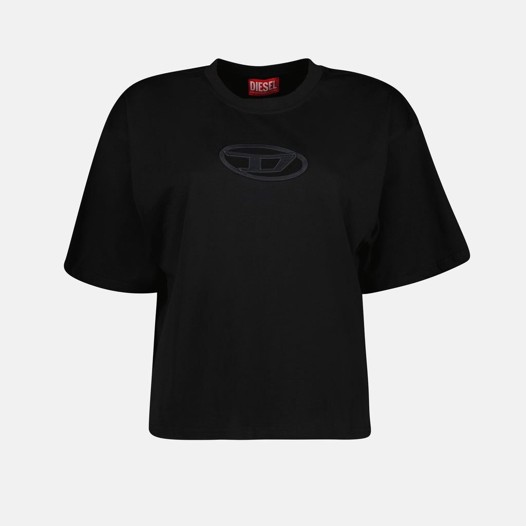 T-shirts T-shirt crop T-Buxt Diesel Noir Femme