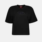 T-shirts T-shirt crop T-Buxt Diesel Noir Femme