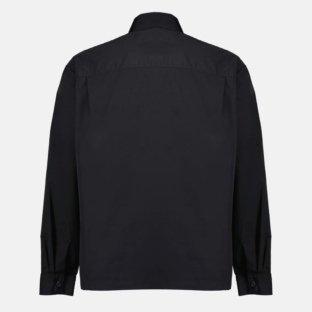 Vestes Surchemise zippée noire à boucle Dior Noir Homme