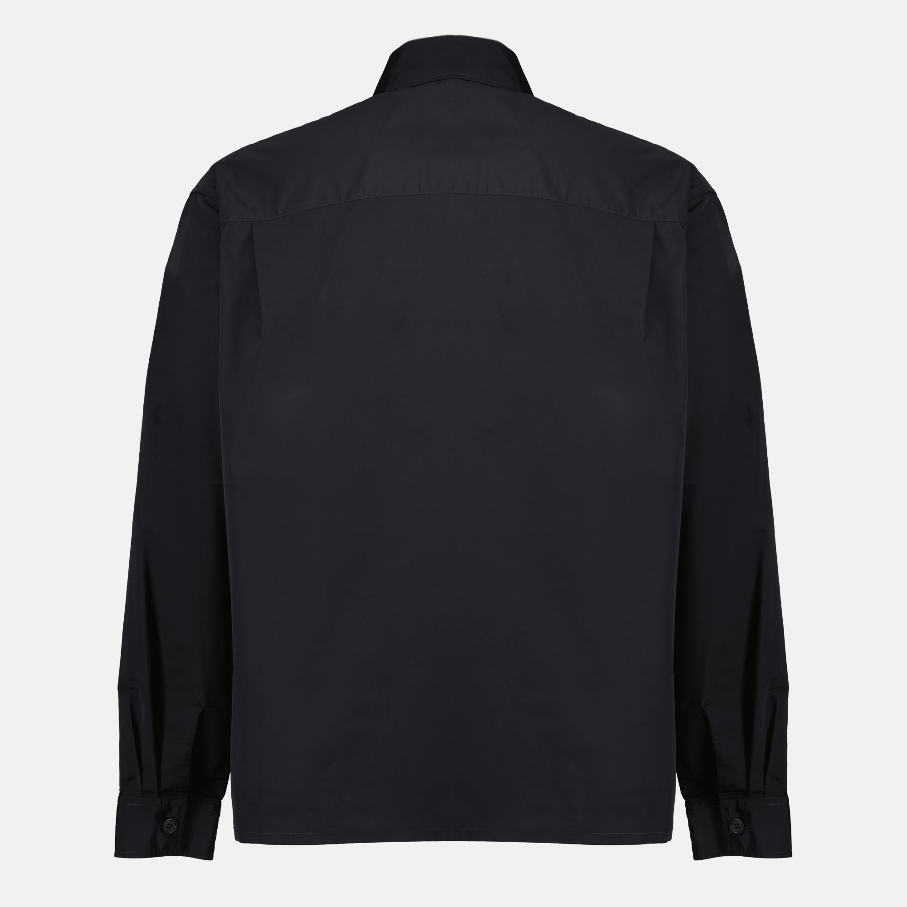 Vestes Surchemise zippée noire à boucle Dior Noir Homme