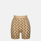 Imagen del short ciclista Jersey Moon de la marca Marine Serre para mujer - Temporada Otoño-Invierno 2025 - Vista Frontal