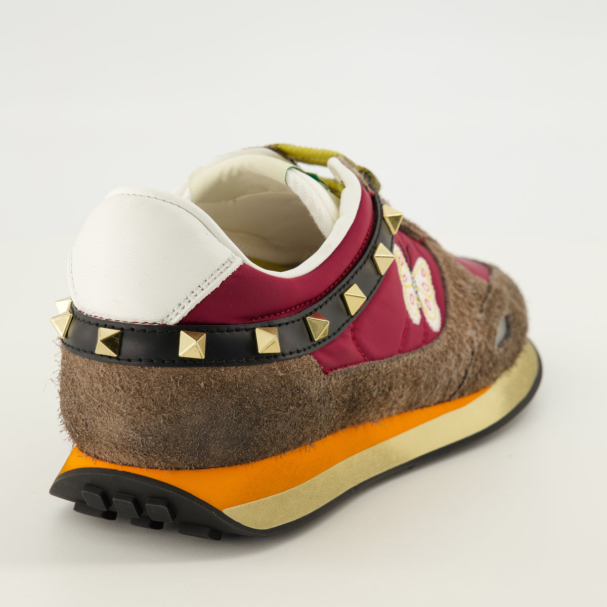 Baskets Zapatillas Stud up Butterfly Burdeos Valentino Garavani Bordeaux Femme