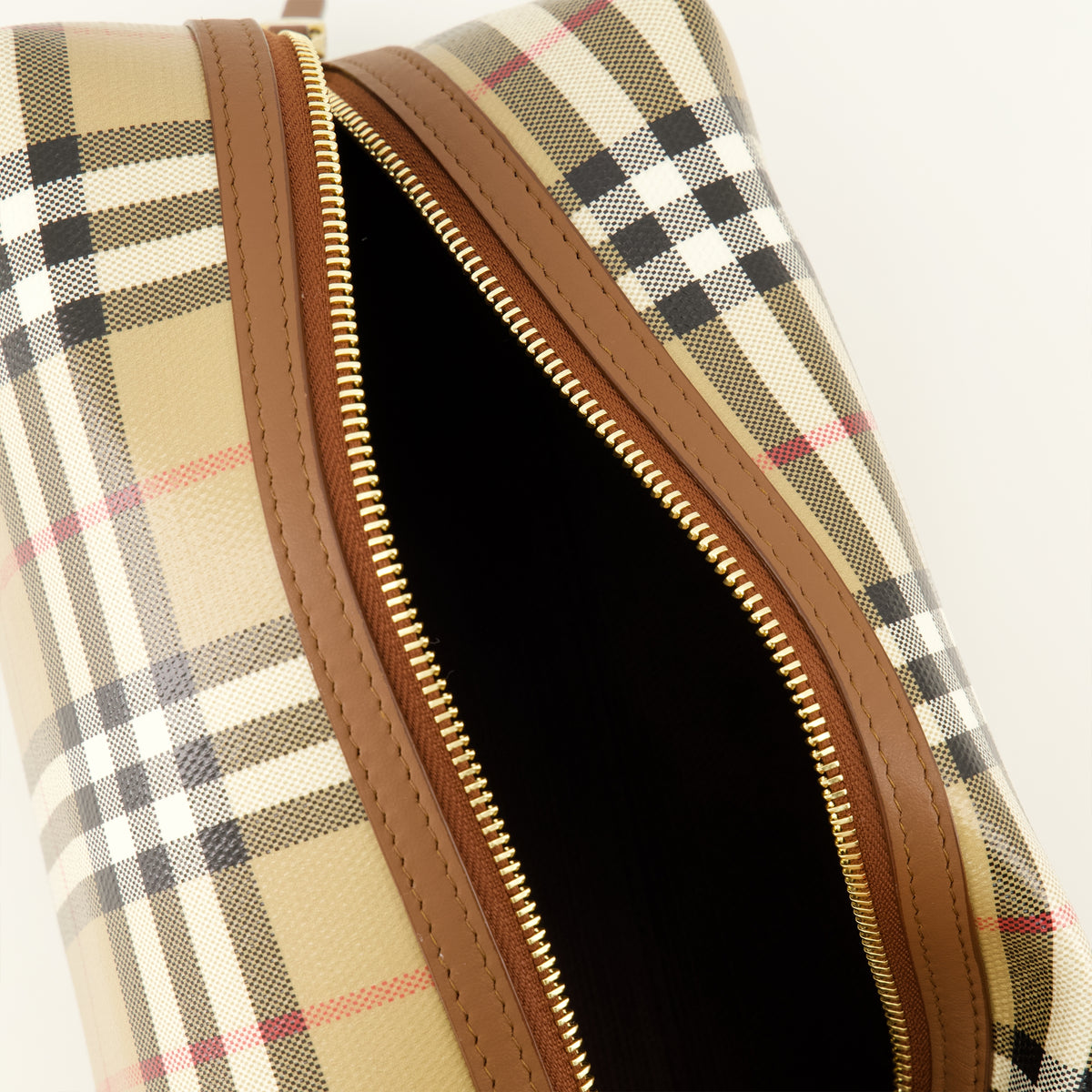 Pochettes Check Pouch Burberry Beige Homme