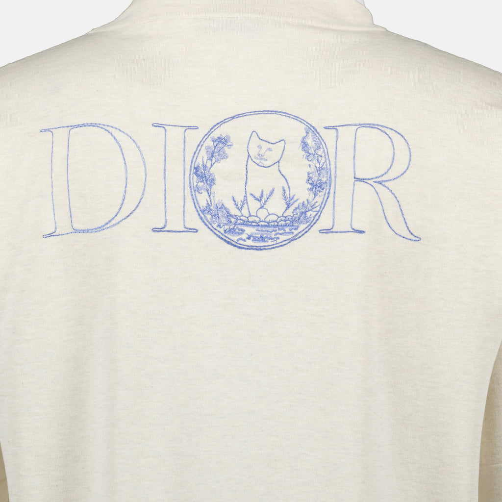 T-shirts T-shirt en maille Dior and Hylton Nel Dior Beige Homme