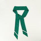 Écharpes, foulards et gants Bandeau en soie Shadow vert Givenchy Vert Femme