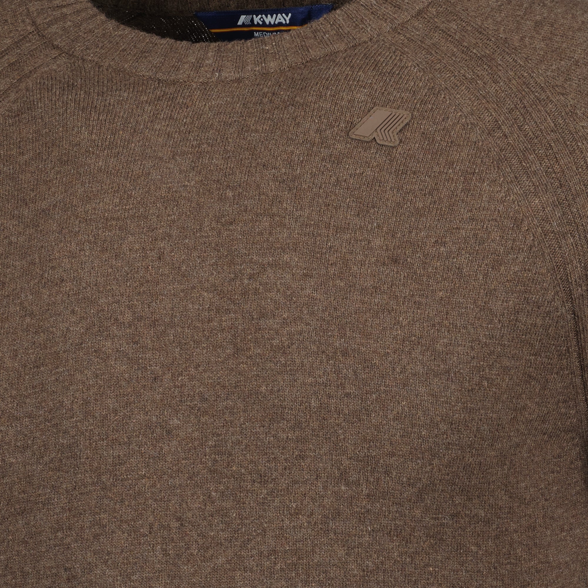 K-Way Pullover Uomo In Lana E Cashmere – Maglione Bordeaux Con Girocollo E Maniche Raglan, Vestibilità Regolare