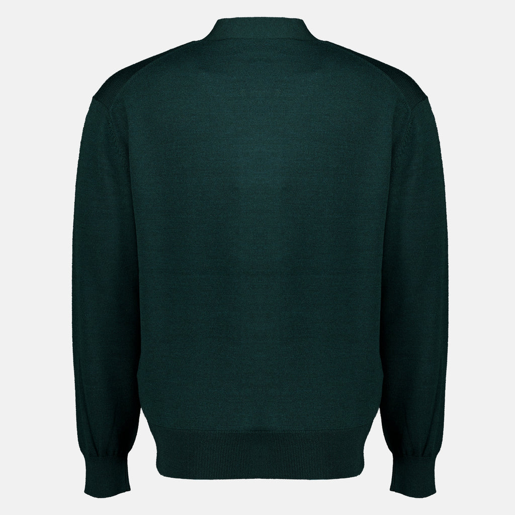 Maille Cardigan D Miror vert foncé Drole De Monsieur Vert Homme