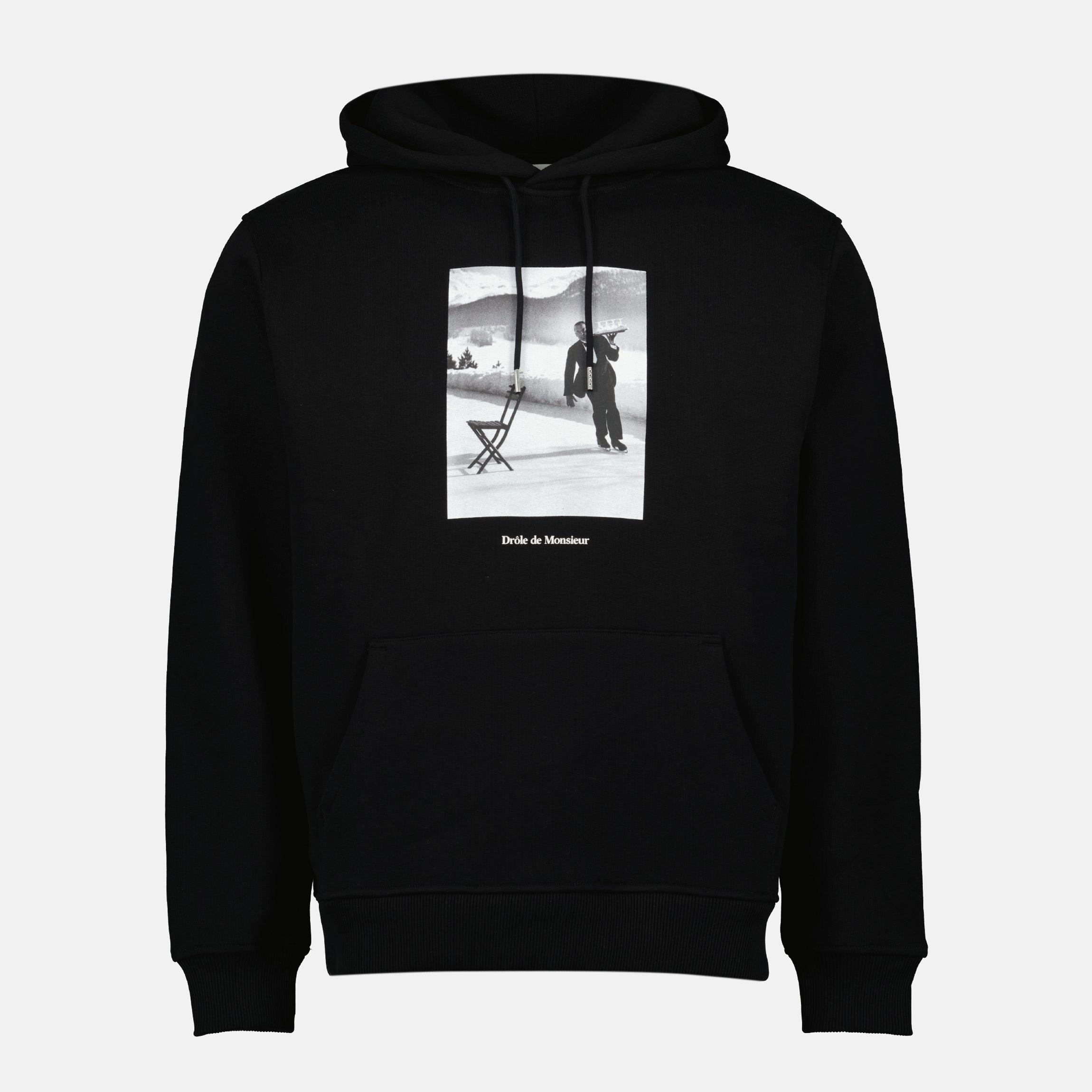 Image de l'article Veste à capuche Slogan de la marque Drole De Monsieur pour Homme - Saison Automne-Hiver 2025 - Vue de Face