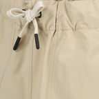 Shorts Pantaloncini Tecnici Arricciati Moncler Grenoble Beige Femme