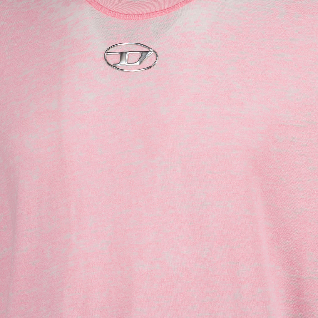 T-shirt T-shirt T-boxt-pak delave Diesel Rosa Homme
