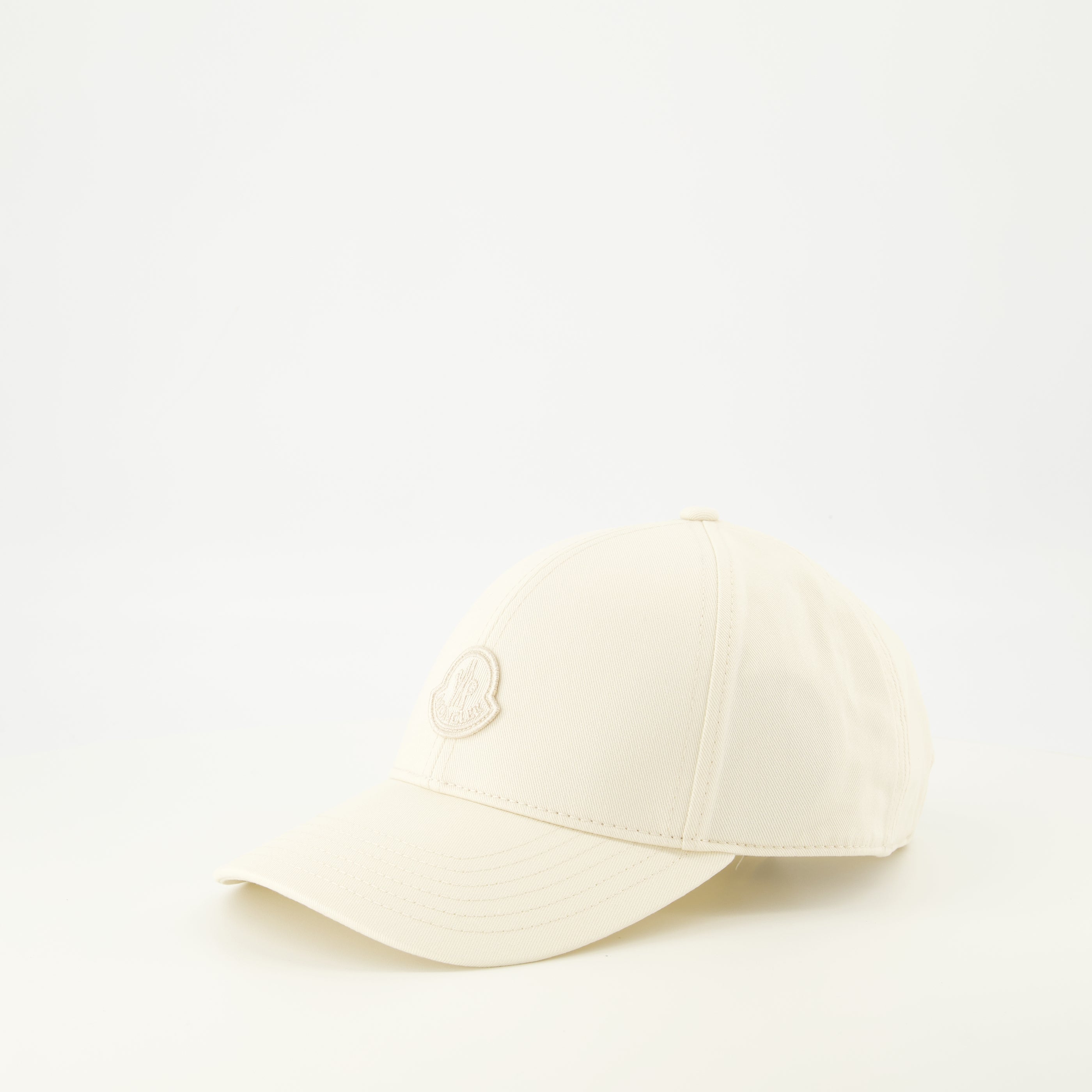 Bild des Moncler Damen Weißes Logo-Cap - Frühling-Sommer 2026 - Rückansicht