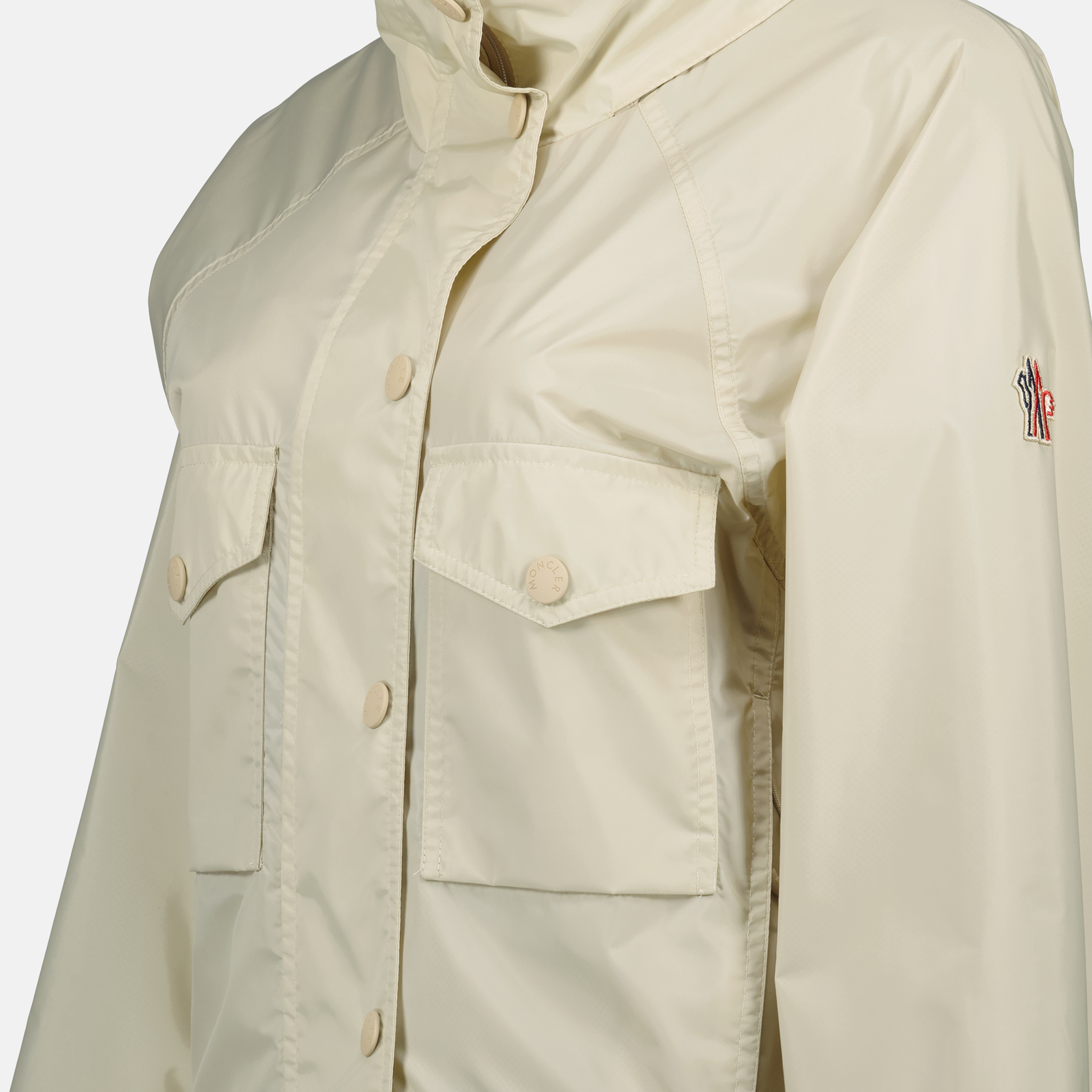 Vestes Veste à capuche Nor Moncler Grenoble Beige Femme