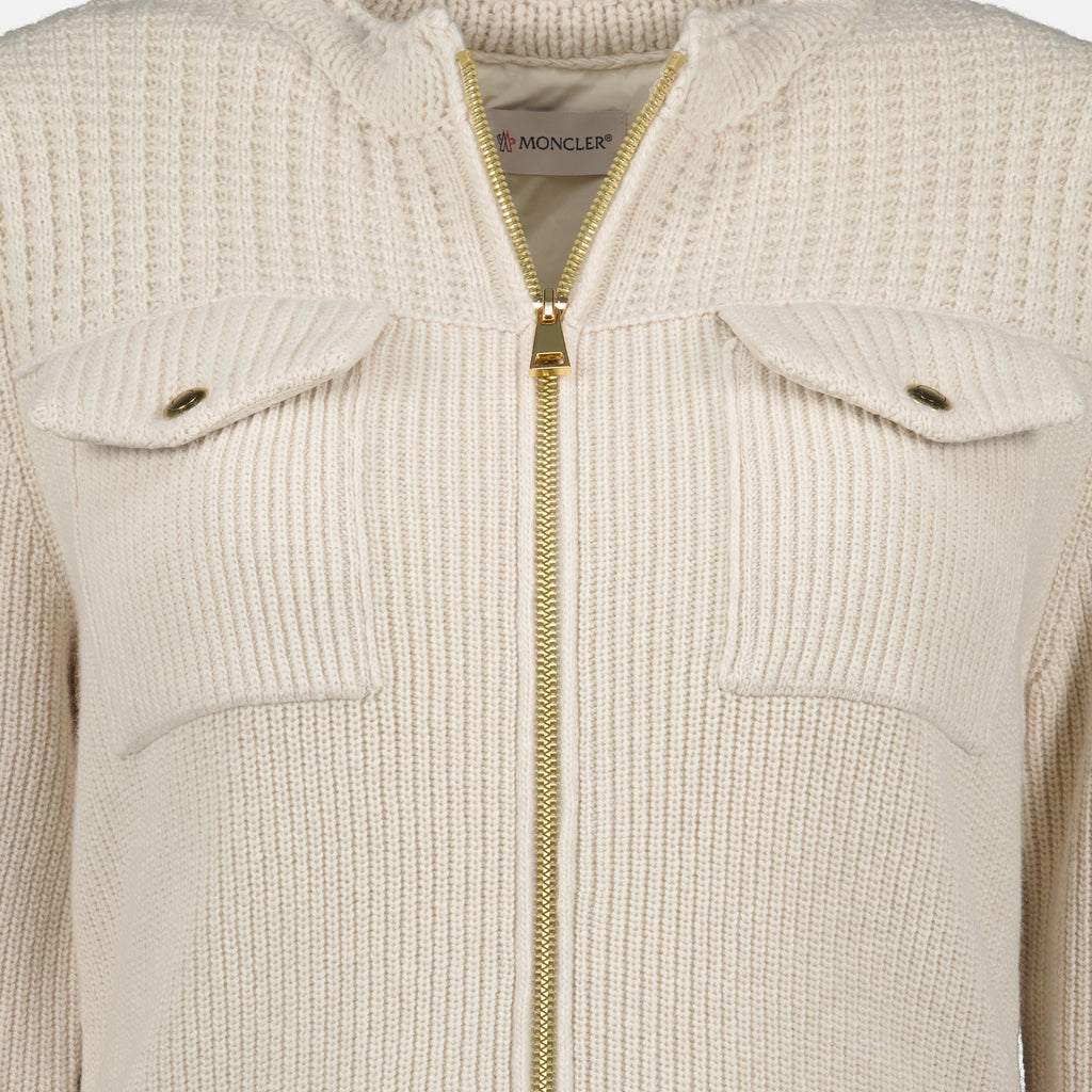 Imagen del artículo Chaqueta de lana de mezcla Moncler para mujer - Temporada Otoño-Invierno 2025 - Vista Detallada_6