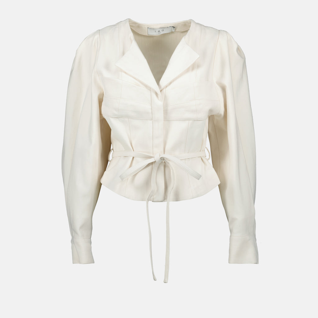 Chaquetas Chaqueta Camisa Parisa Iro Blanco Femme