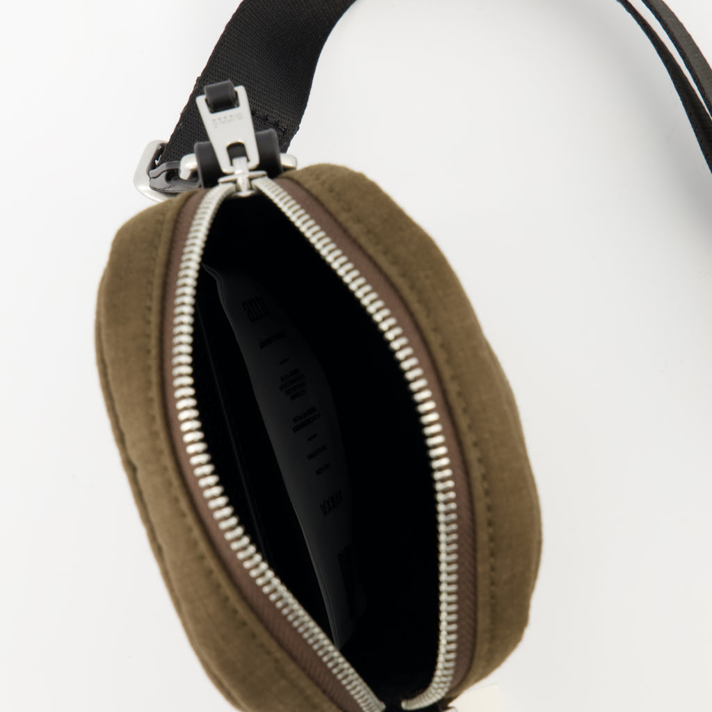 Sacs bandoulière Petit sac crossbody Ami PARIS Kaki Unisexe