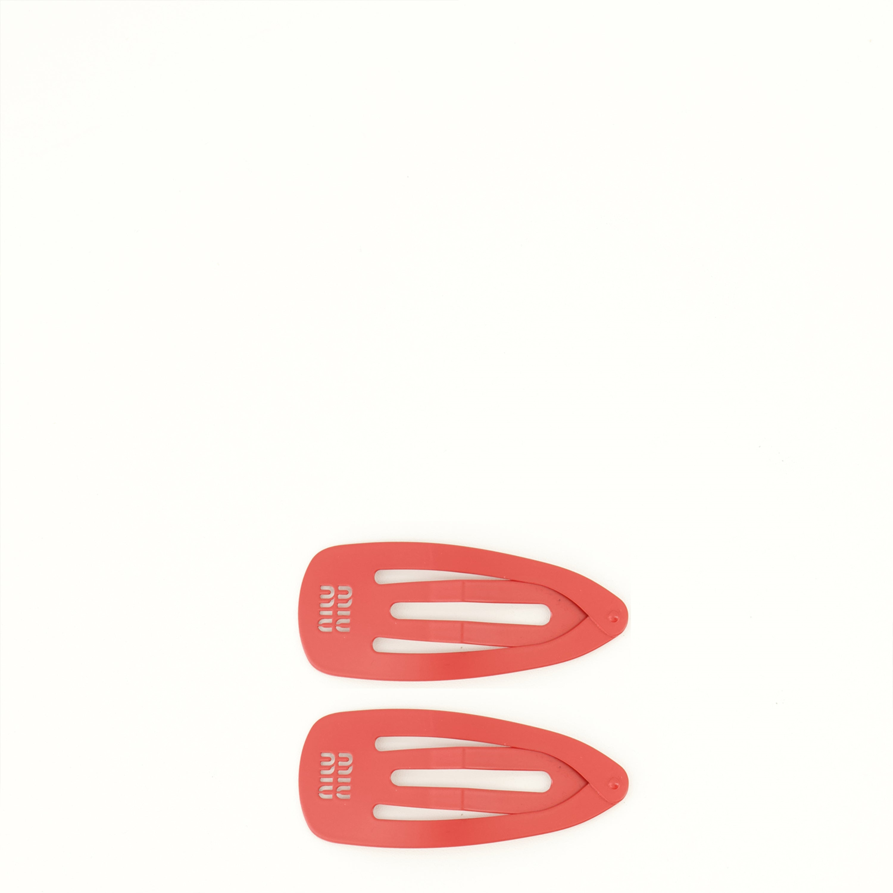 Chapeaux, casquettes et bonnets Clips de Cabelo Metálicos Vermelhos Miu Miu Rouge Femme