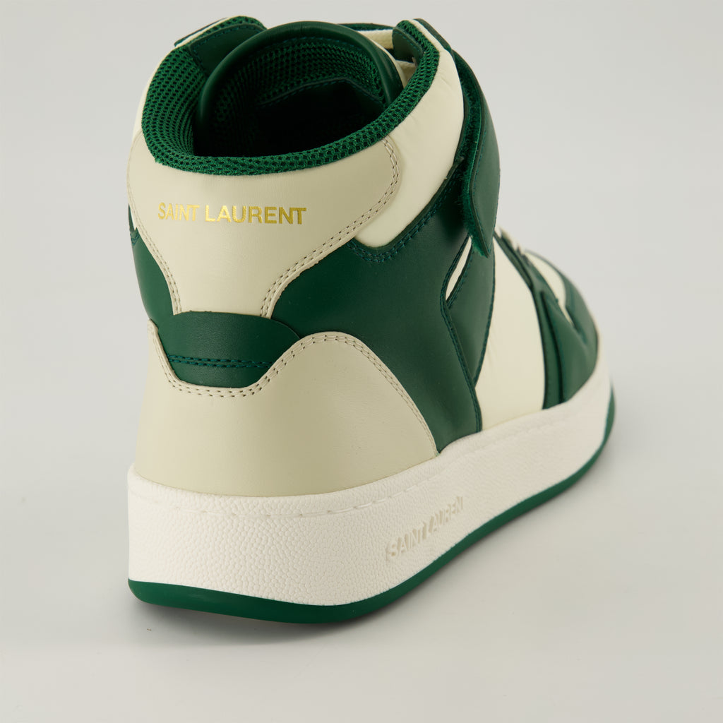 Sneakers Lax High-Top Sneakers Saint Laurent Green Homme