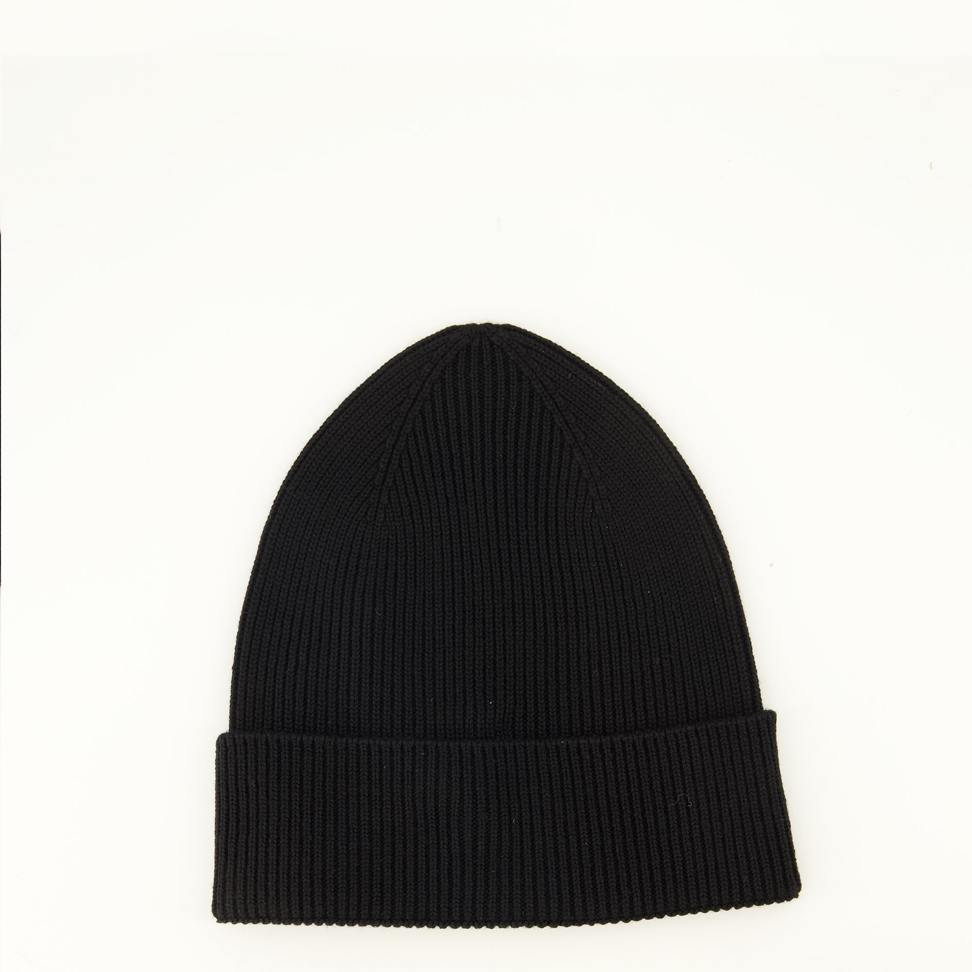 Chapeaux, casquettes et bonnets 검은색 양모 비니 Moncler Noir Homme