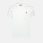 Polos Polo à logo Moncler Blanc Homme
