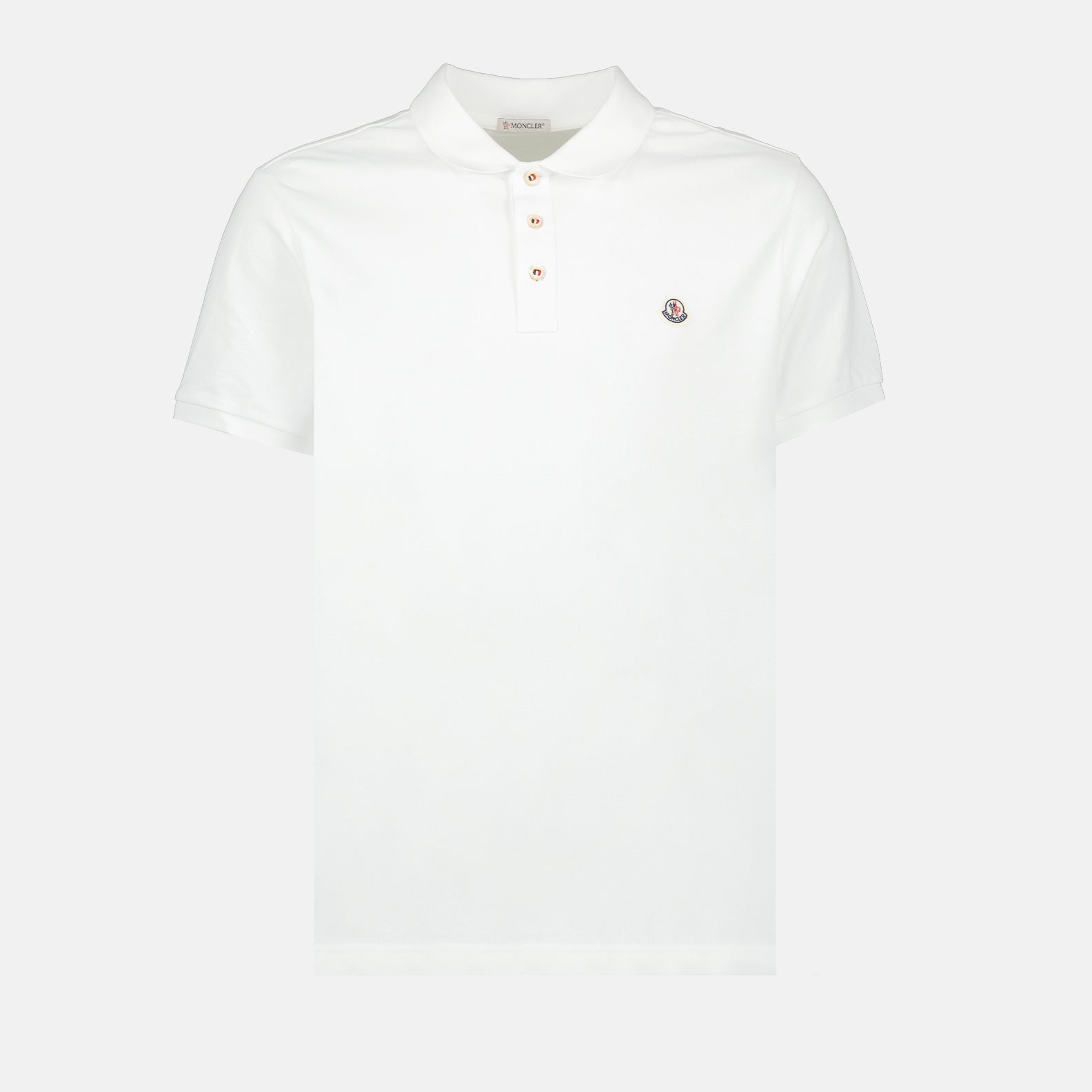 Polo shirts Logo Polo Moncler White Homme