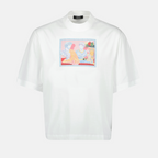 T-shirts T-shirt imprimé Versace Blanc Homme