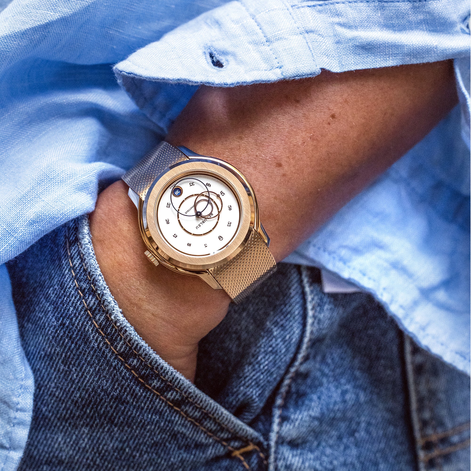 Image de l'article Montre Ecce Lys de la marque Beaubleu pour Unisex - Saison Automne-Hiver 2025 - Vue de Dos