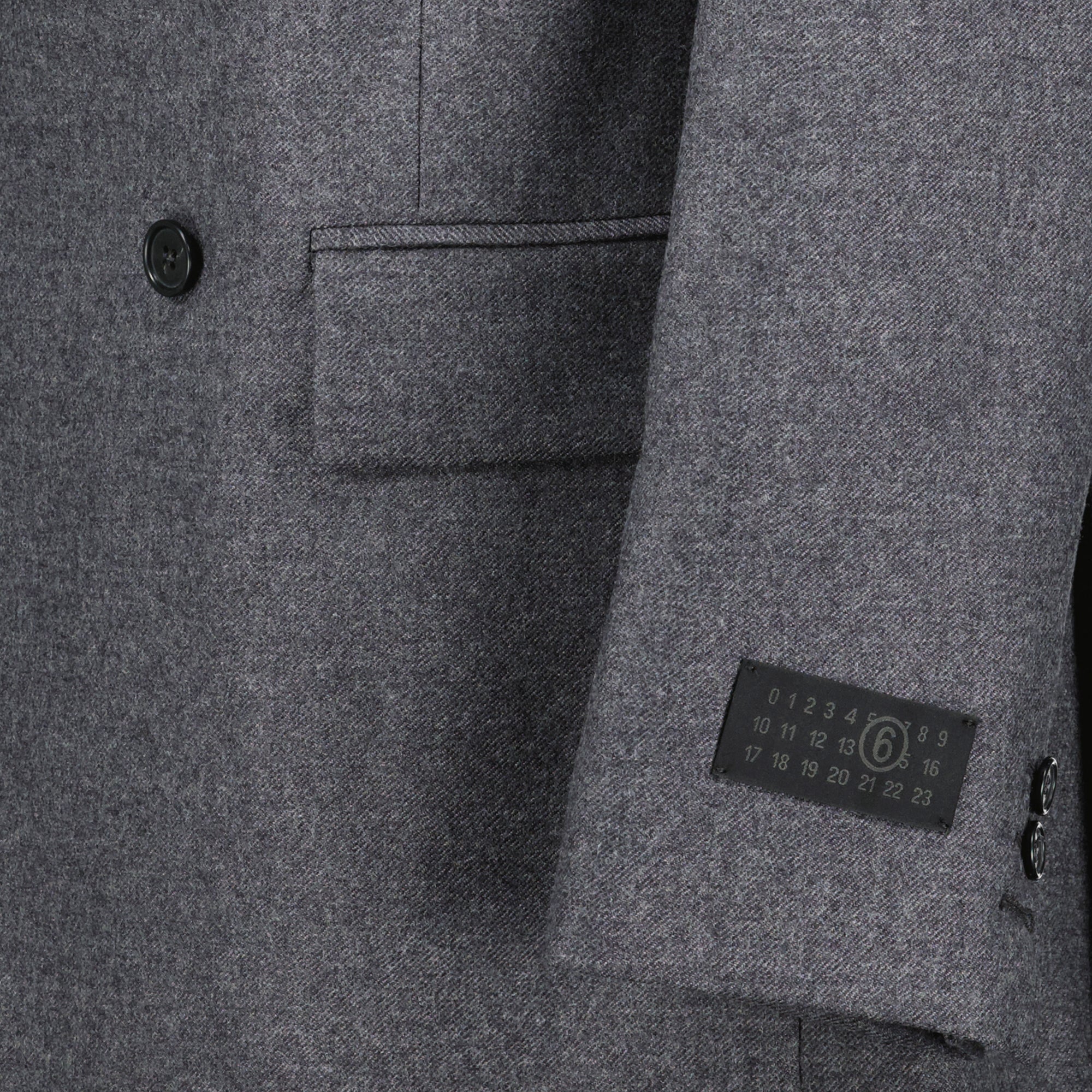 Image de l'article Blazer en laine de la marque Mm6 pour Femme - Saison Automne-Hiver 2025 - Vue détaillée_3