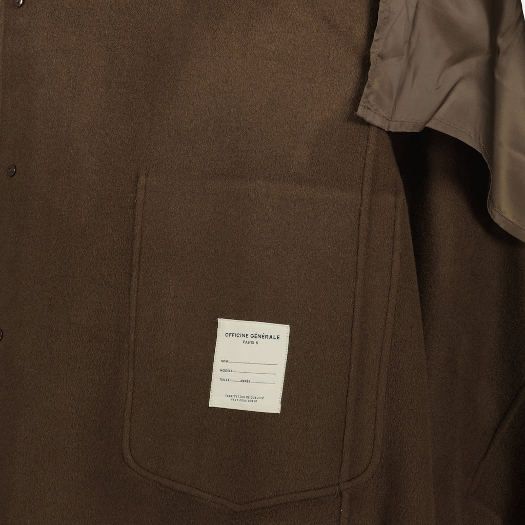 Bild des Bryce-Mantels von Officine Générale für Herren - Herbst-Winter-Saison 2025 - Detailansicht 5