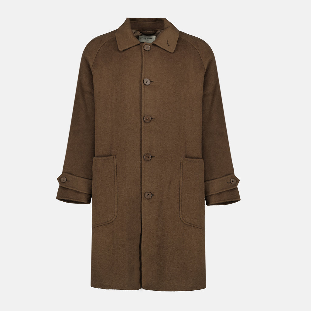 Bild des Bryce-Mantels von Officine Générale für Herren - Herbst-Winter-Saison 2025 - Vorderansicht