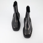 Botins Bottines Rockstud M-Way Valentino Garavani Preto Femme