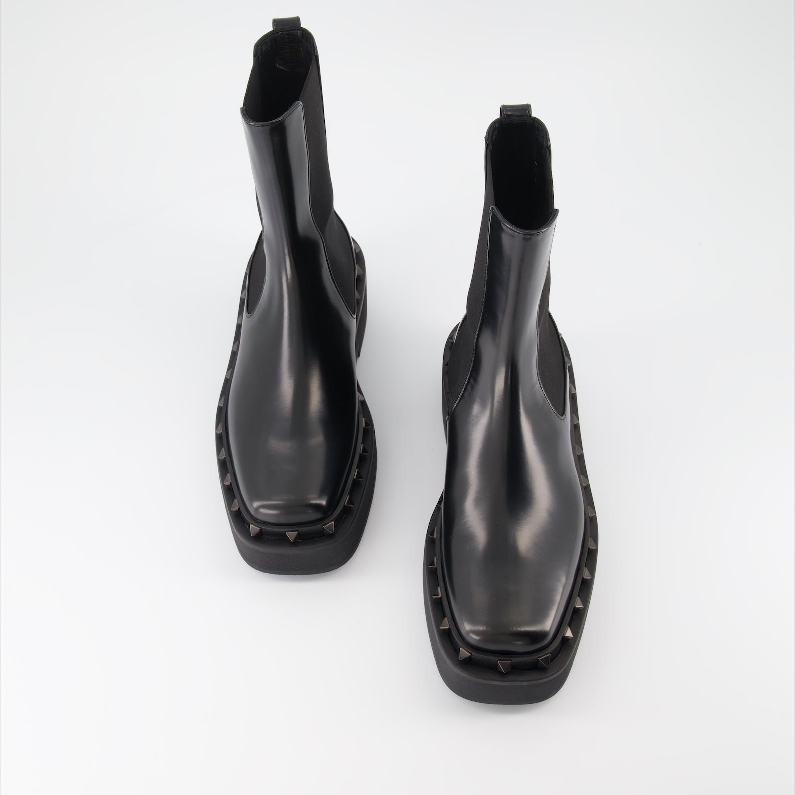 Botins Bottines Rockstud M-Way Valentino Garavani Preto Femme