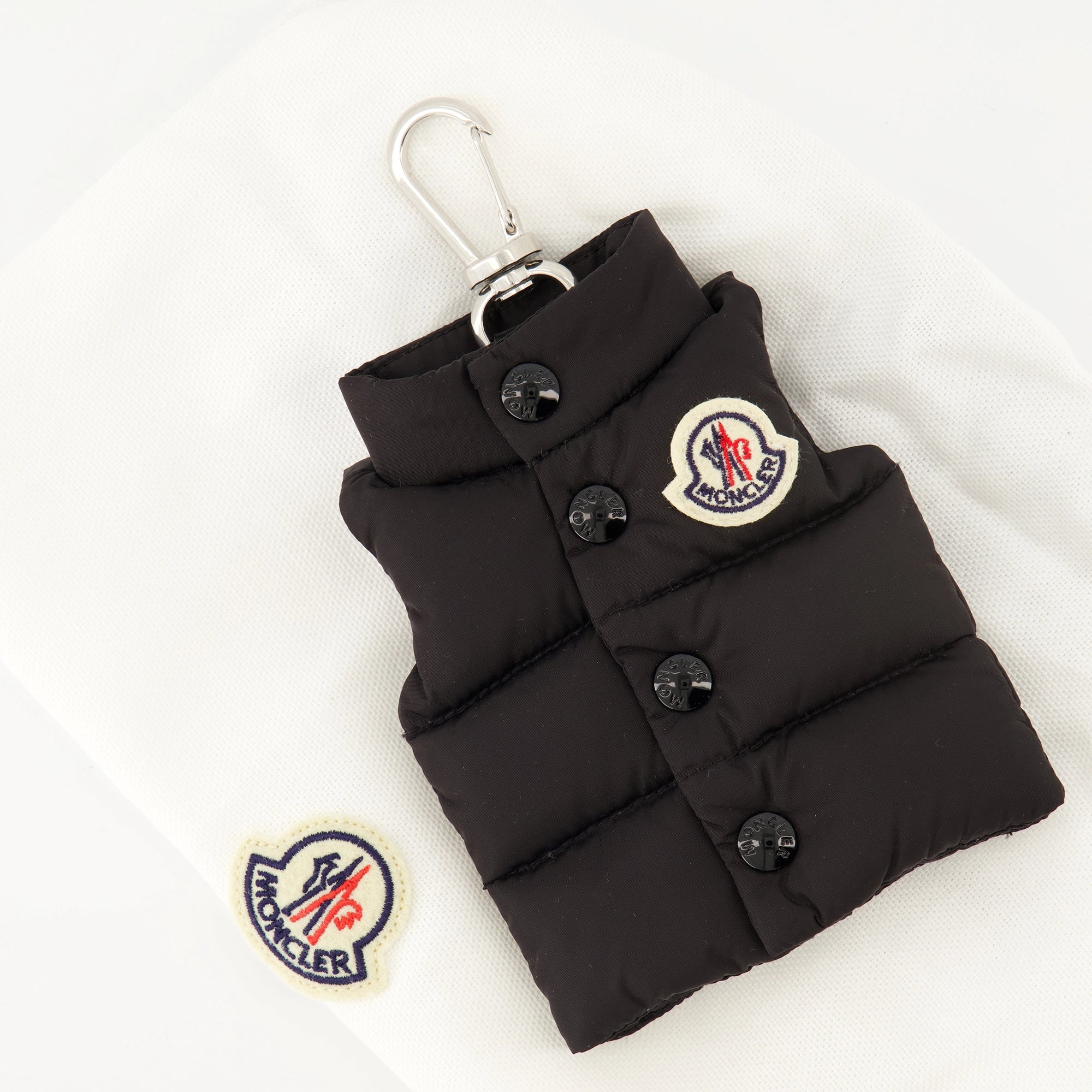 Porte-clés mini doudoune Moncler