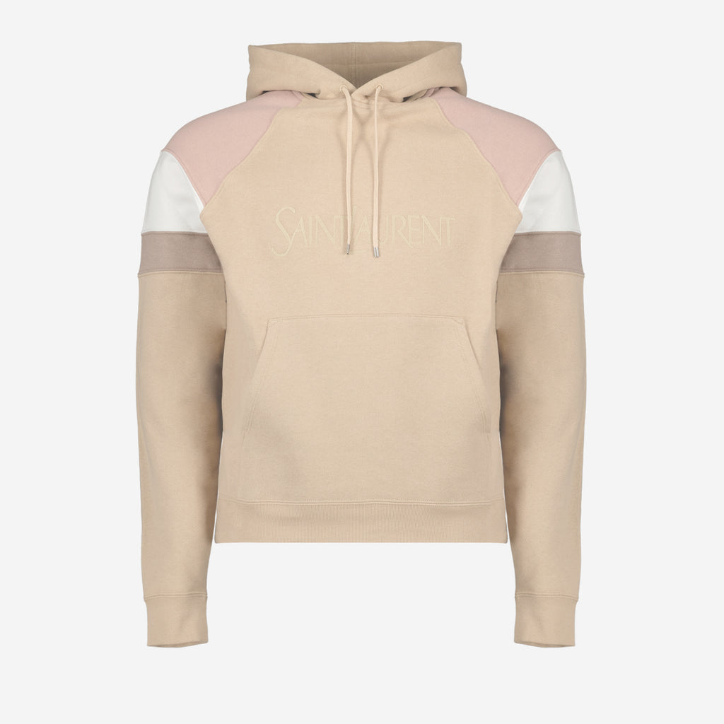 Sweatshirts Sweat à capuche Saint Laurent Beige Homme