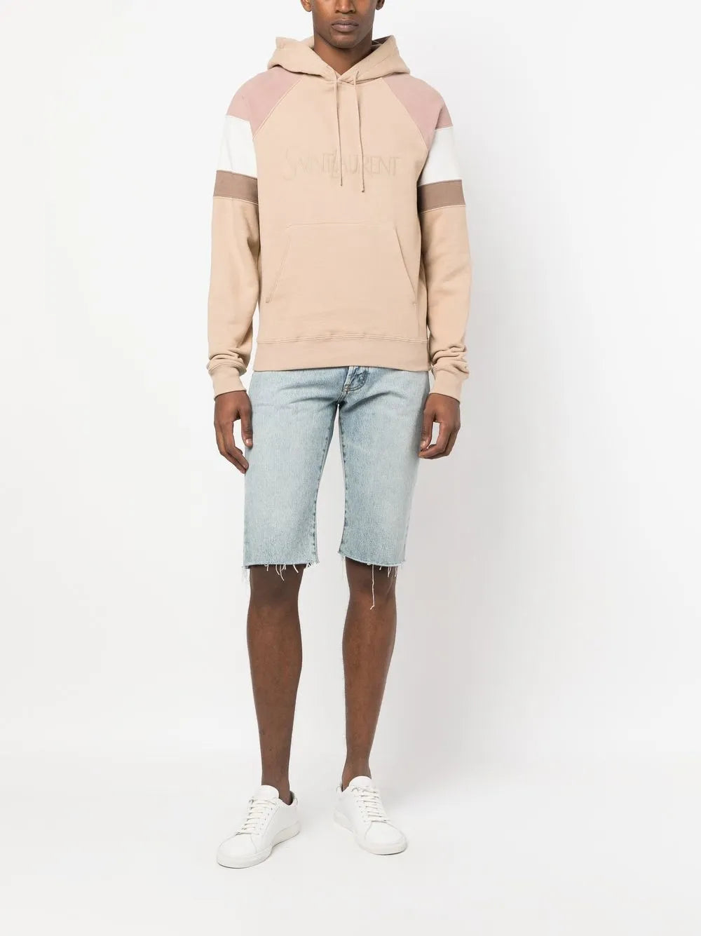 Sweatshirts Sweat à capuche Saint Laurent Beige Homme