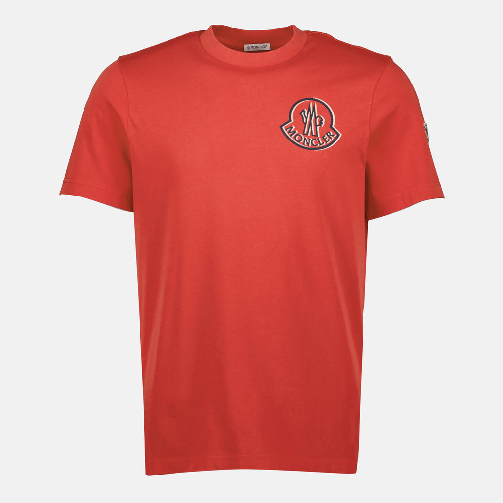 Image de l'article T-shirt à logo de la marque Moncler pour Homme - Saison Automne-Hiver 2025 - Vue de Face