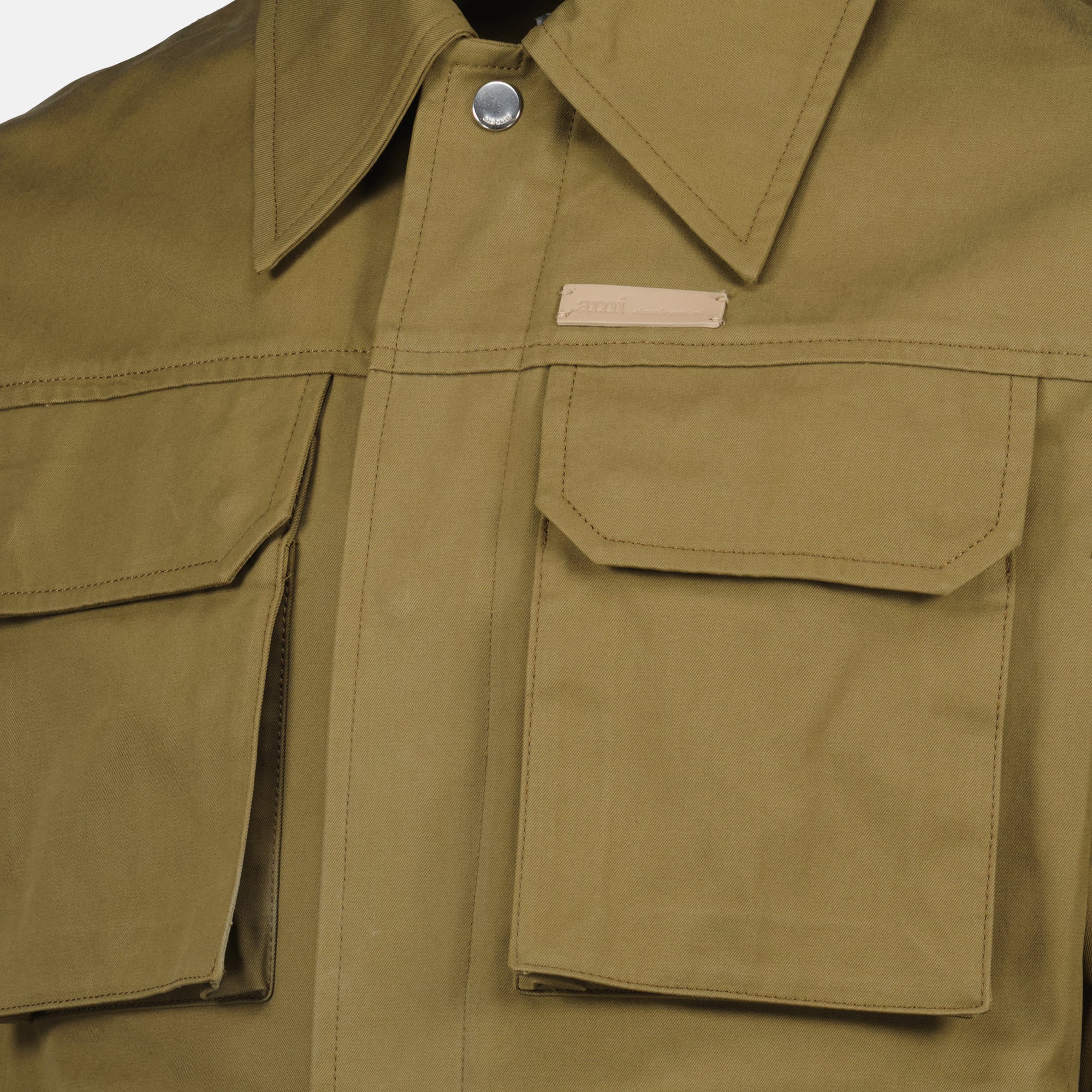 Image de l'article Veste Worker de la marque Ami PARIS pour Unisex - Saison Automne-Hiver 2025 - Vue détaillée_3