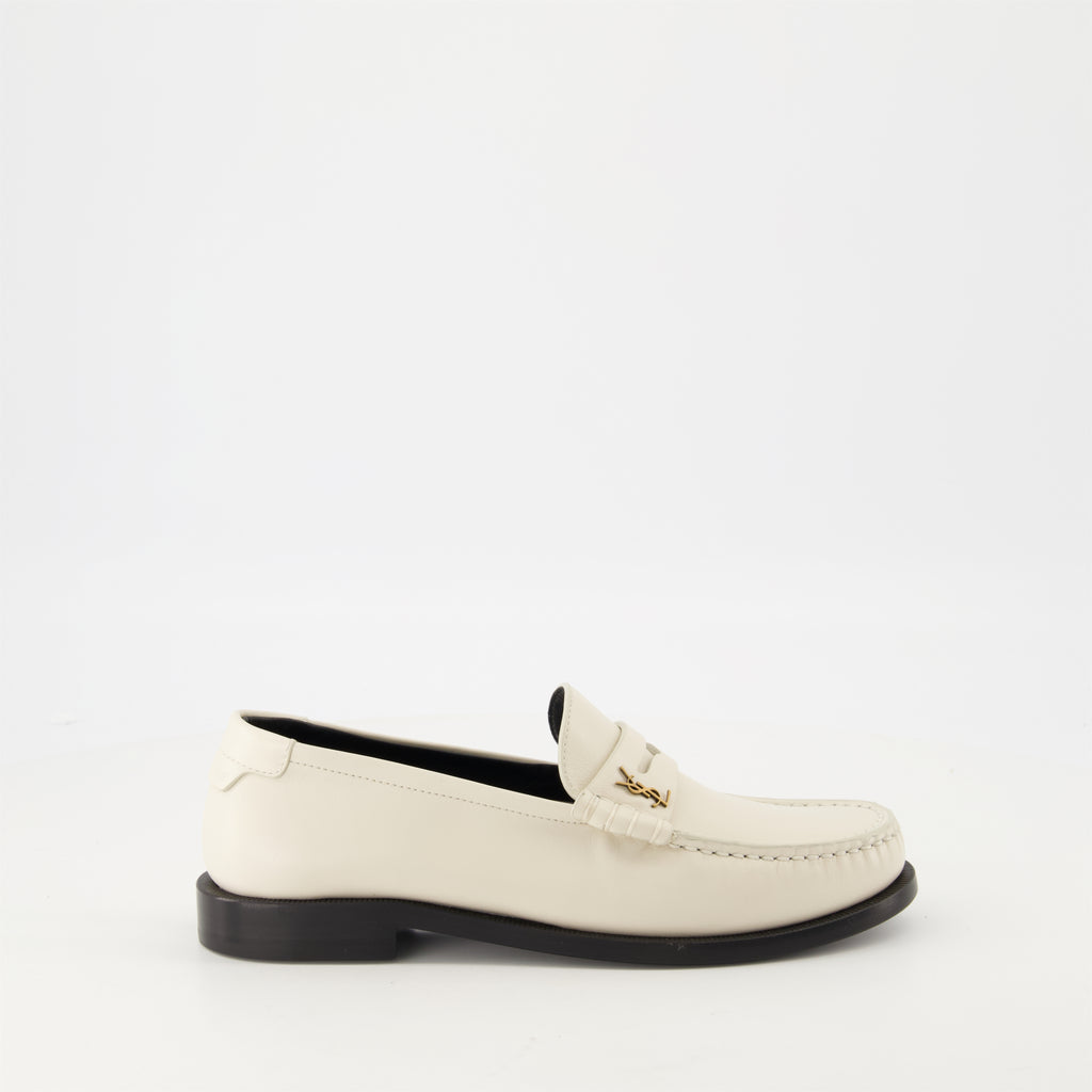 Loafer Mocassins Le Loafer Saint Laurent Weiß Femme