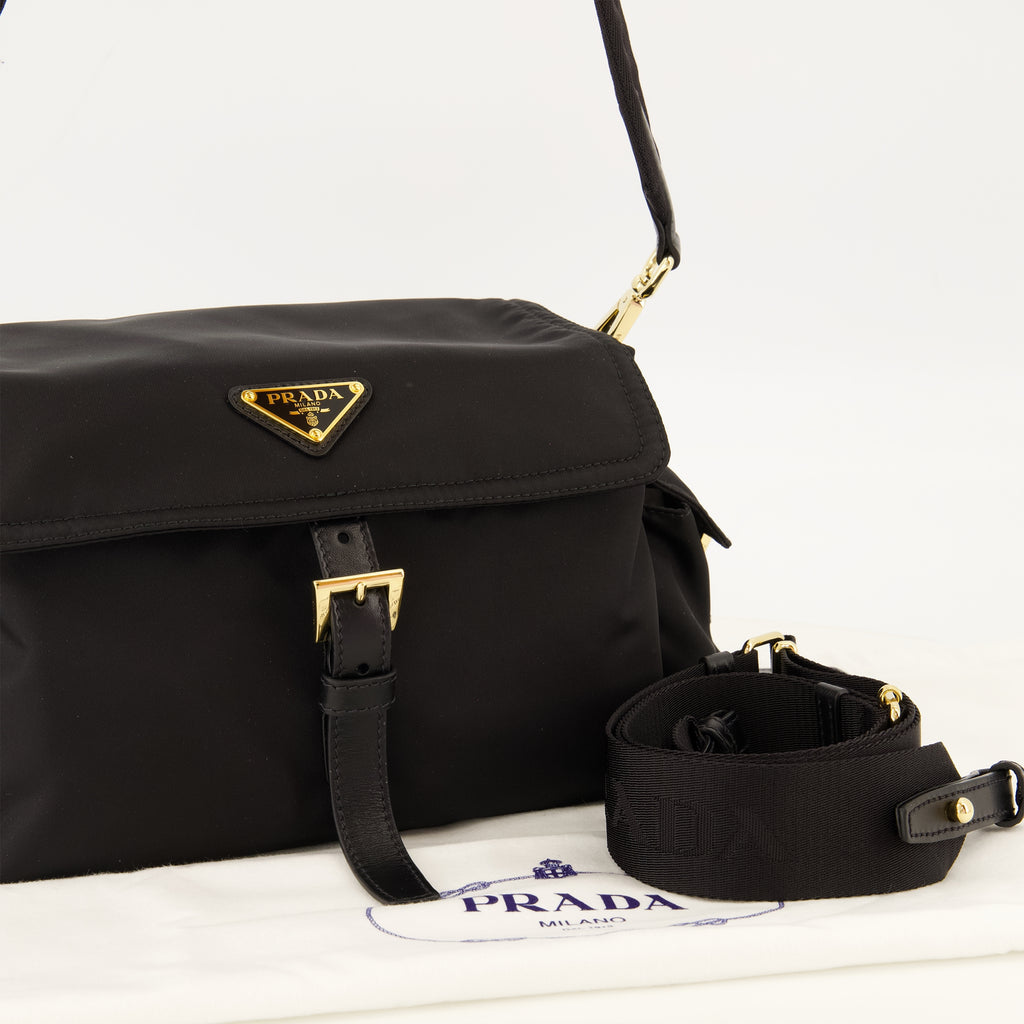 Sacs à main et épaule Explore Bag em Preto Re-Nylon Prada Noir Femme