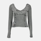 Tops Top T-Elin Diesel Gray Femme