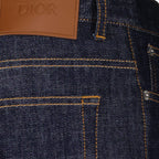 Calças Jean slim Oblique Dior Azul Homme
