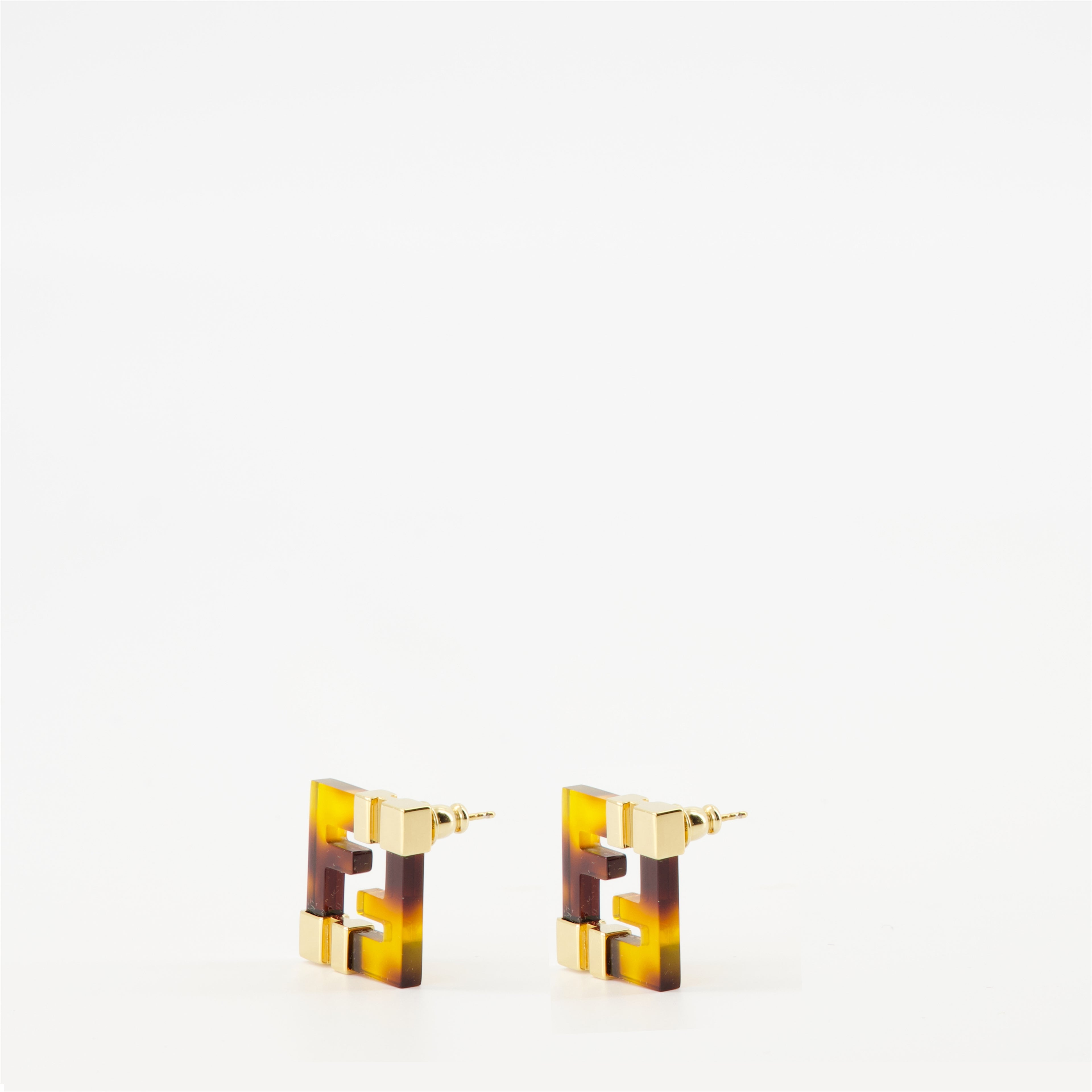 Jewelry Forever Earrings Fendi Gold Femme