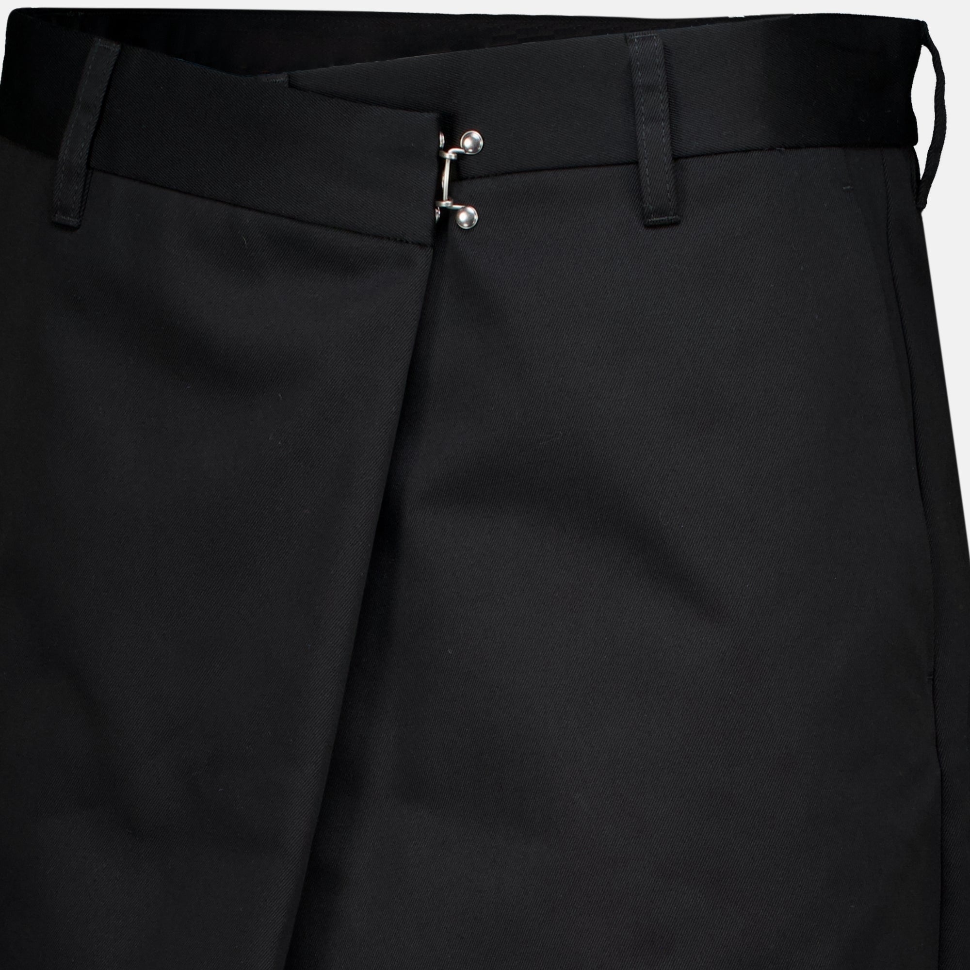 Shorts Black Cotton Wrap Shorts Maison Margiela Noir Femme
