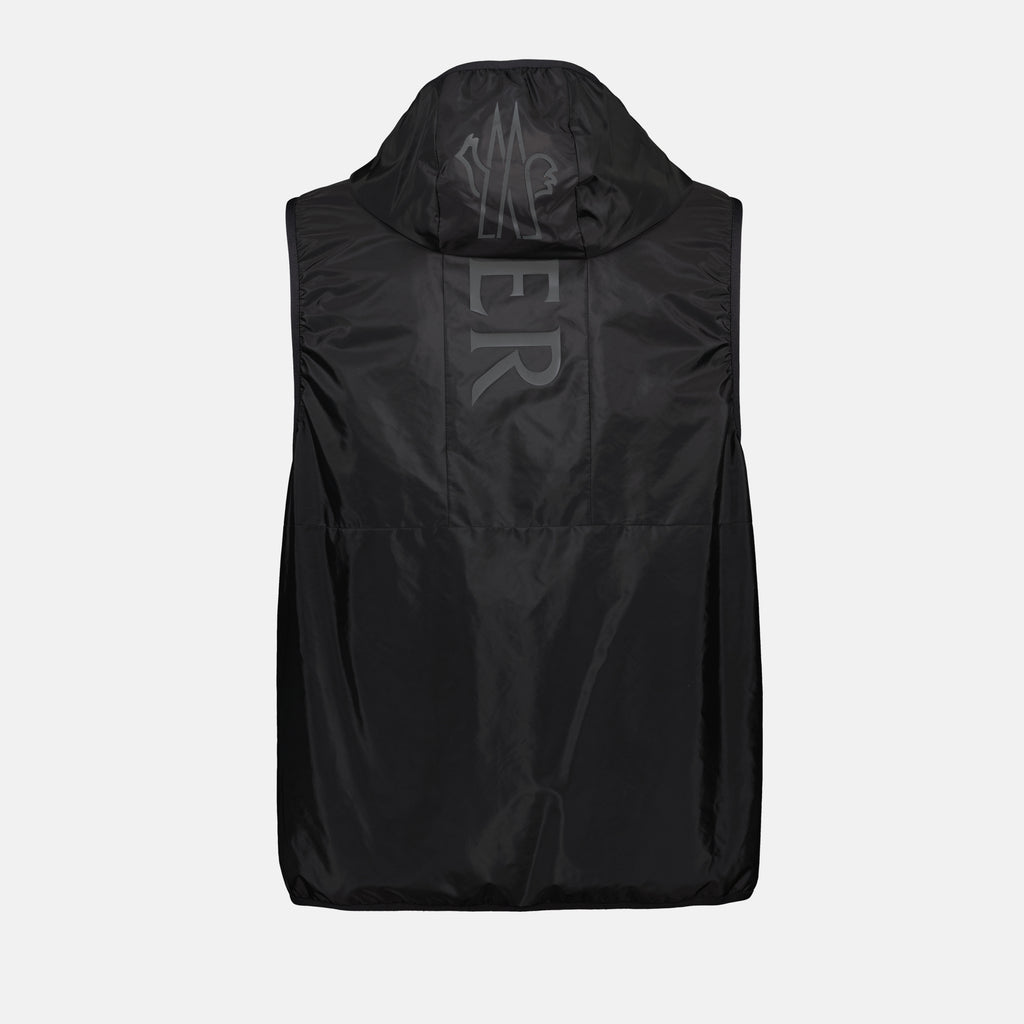 Vestes Veste sans manches Moretan Moncler Noir Homme