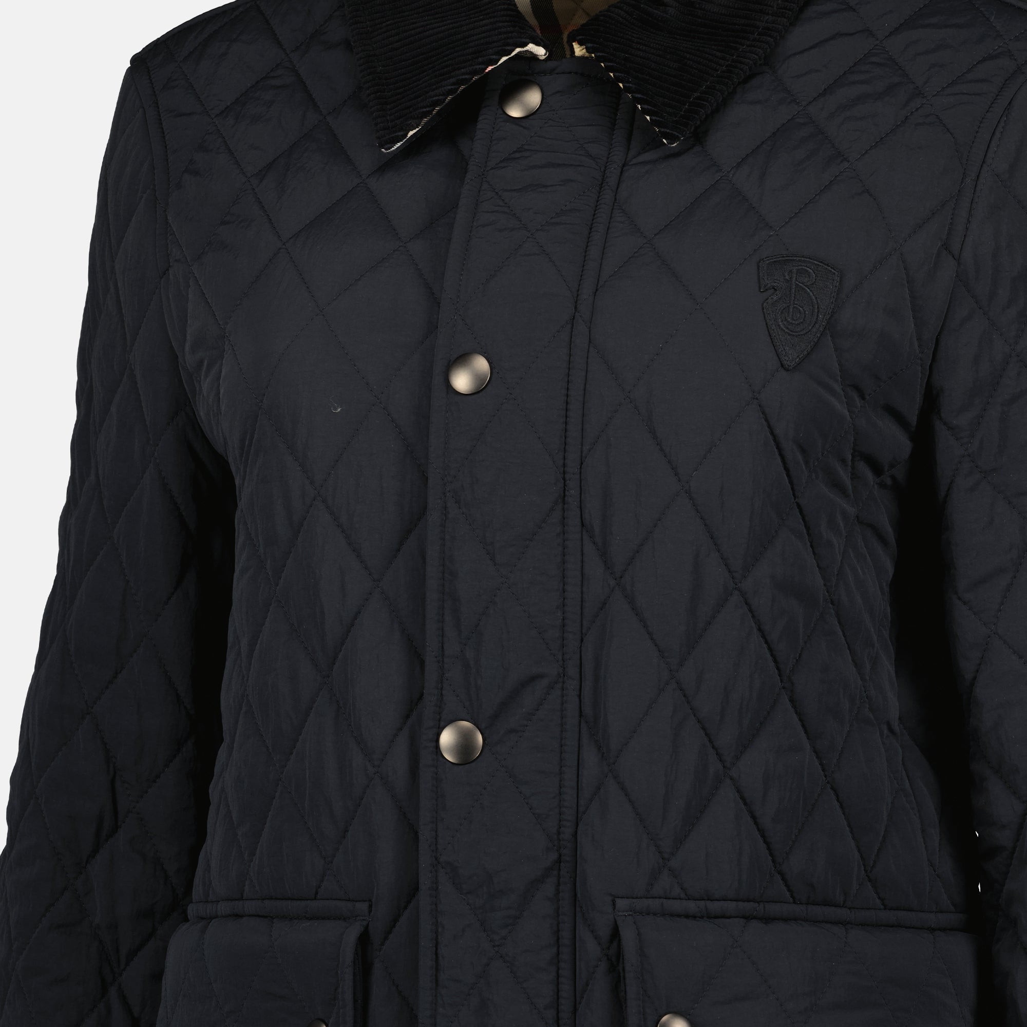 Jackets Veste matelassée Burberry Black Femme