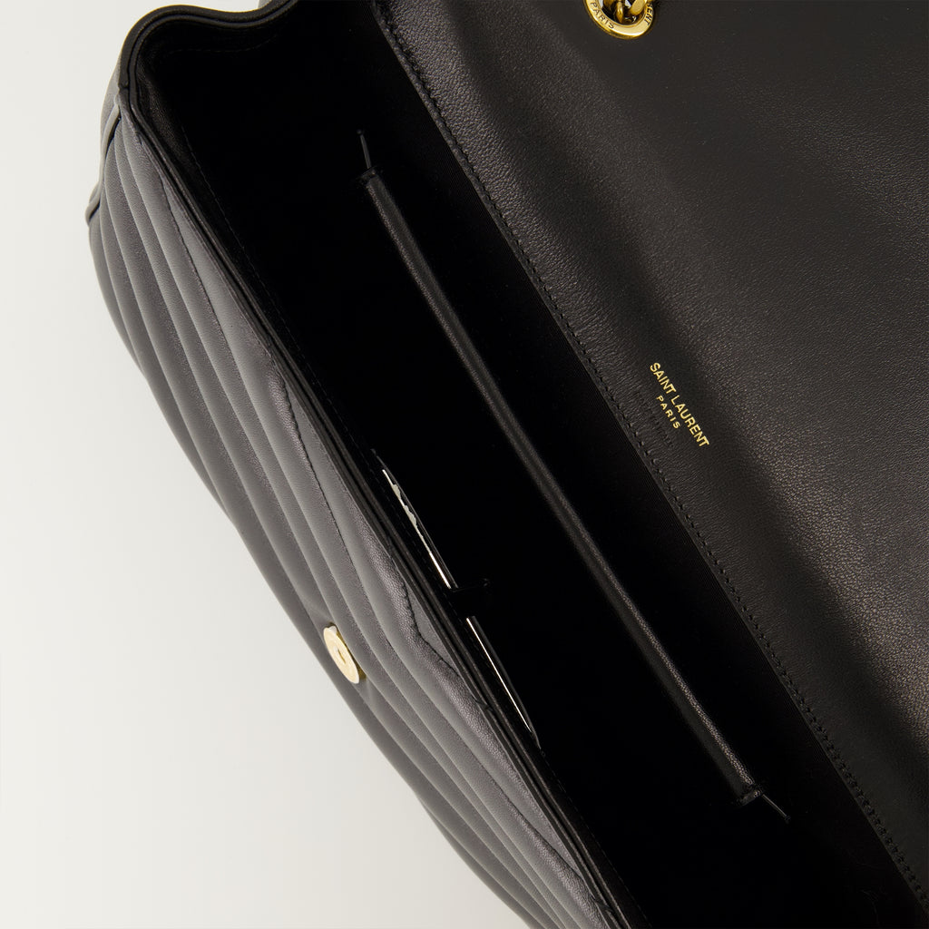 サン・ローランの女性用ラージ・ルルバッグの画像 - 2025年秋冬シーズン - 詳細ビュー_3