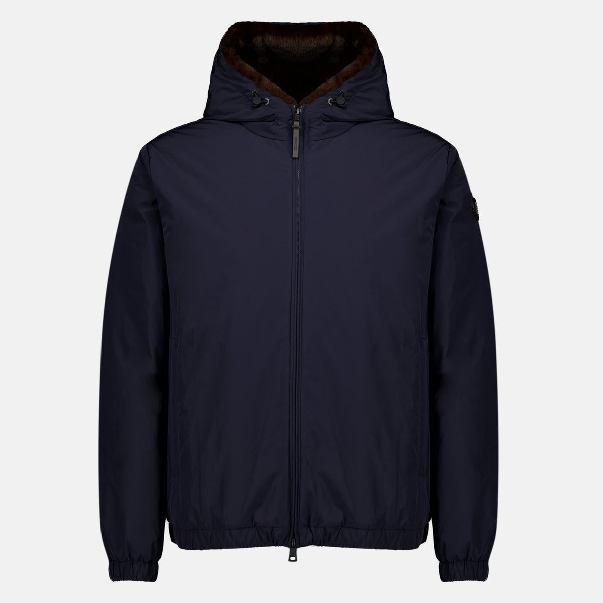 Manteaux Zambood Navy Blue Down Jacket Moncler Bleu foncé Homme
