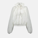 Imagen de la Blusa Iconic de algodón de Patou para Mujer - Temporada Otoño-Invierno 2025 - Vista Frontal