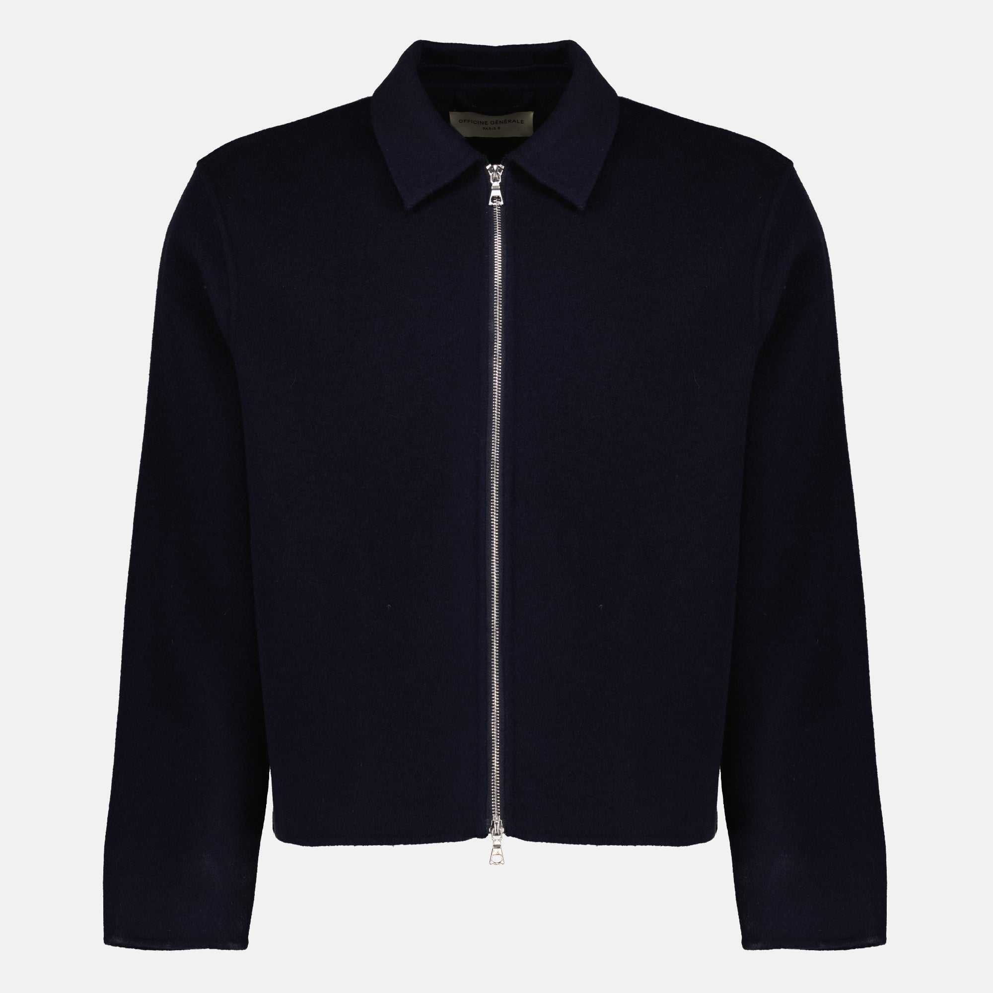 Vestes Veste Mazir en laine Officine Générale Bleu foncé Homme